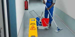 건물 위생 관리 안전사고 안전수칙 미끄럼주의