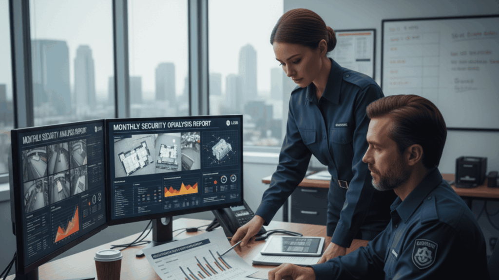 시설 빌딩 보안 경비 보안리포트 체계적 점검