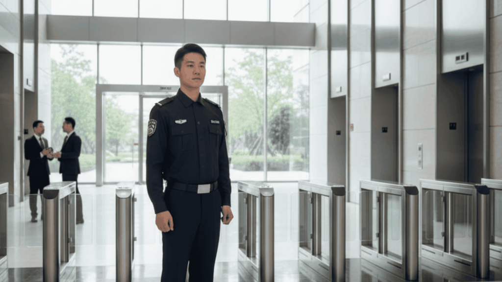 오피스 상가 보안 출입통제시스템 출입관리 상가경비 시설보안 시설경비 경호