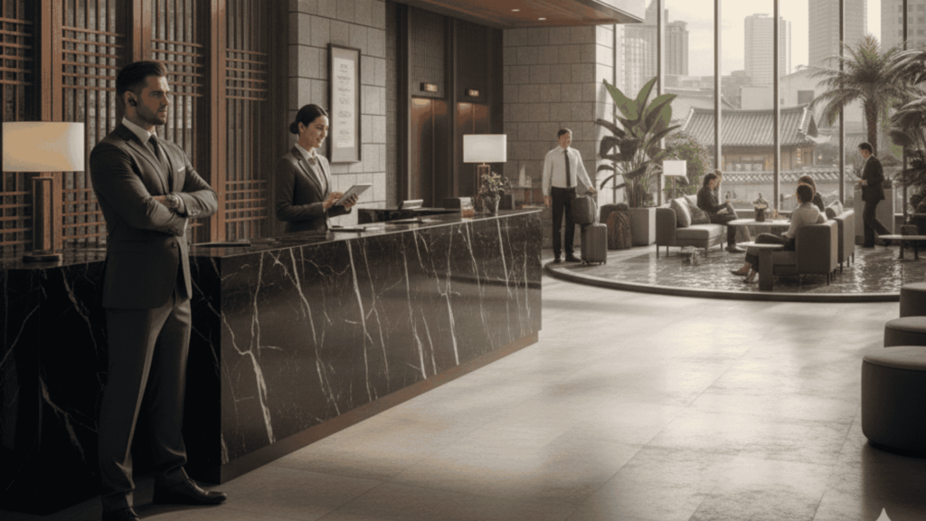 호텔 보안전문업체 경비 경호 시설보안 시설경비