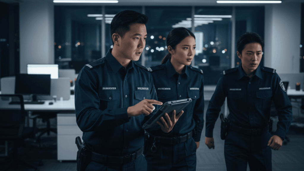 건물경비 경비원 보안요원 스마트보안 AI관제시스템 CCTV보안 시설보안 시설보안업체