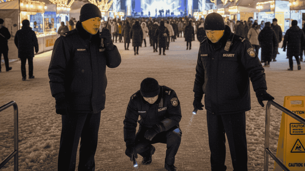 겨울축제 보안 행사보안 야외행사보안 보안요원 경비요원 진행요원