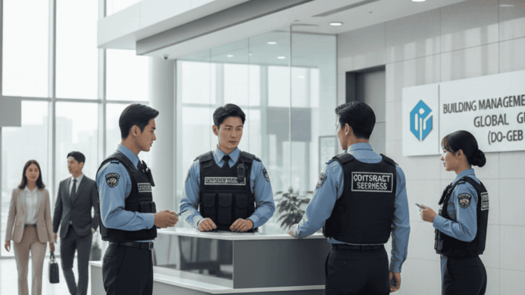 도급업체 도급외주 청소도급 시설관리 보안경비