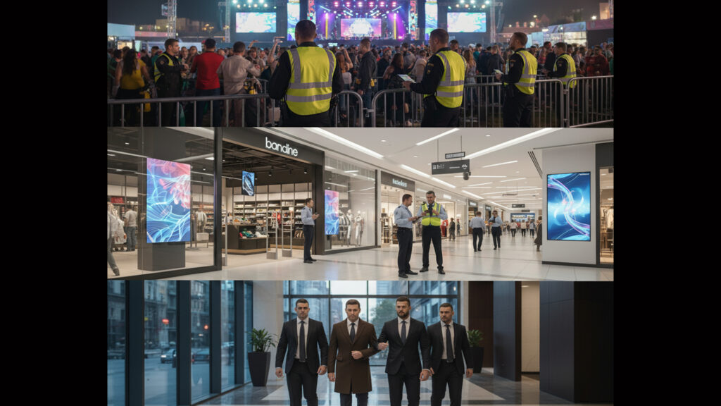 목적별 보안방법 행사보안 시설보안 상시보안 단기보안