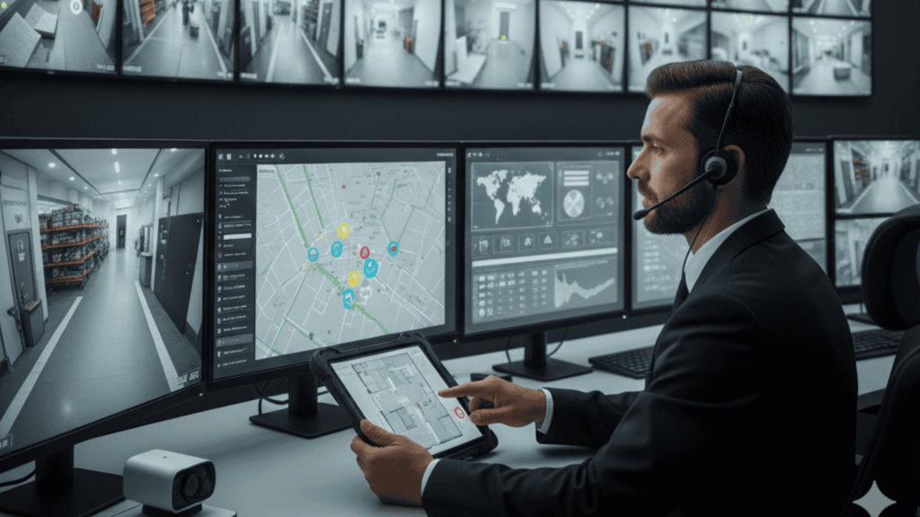 스마트 보안시스템 CCTV AI관제시스템 통합보안 시설보안 시설경비