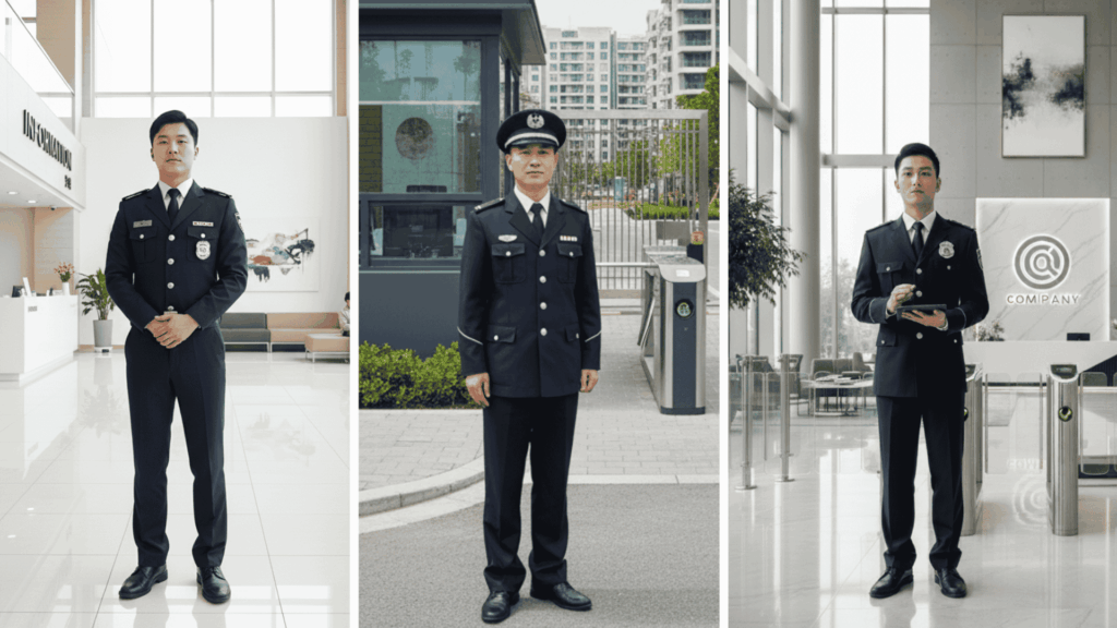 시설경비 시설별보안 경비목적 보안업체경비원 보안요원 경비요원 병원보안 상가보안 기업보안 주거단지보안 산업보안