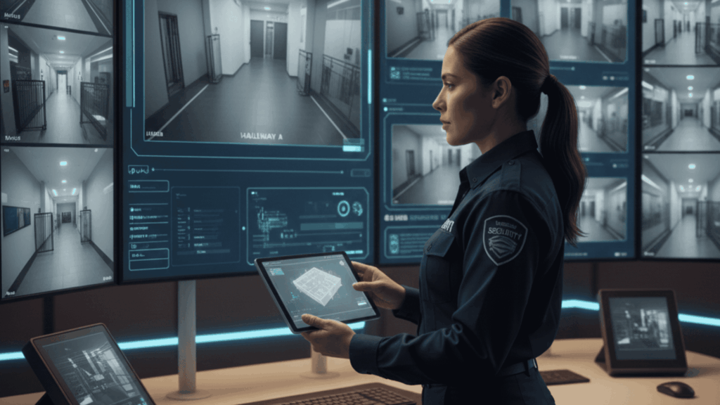 시설보안업체 보안업체 AI경비시스템 스마트경비시스템 출입통제시스템