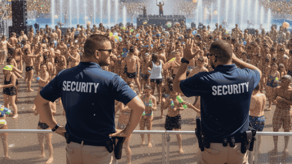 여름축제보안 워터축제경비 워터밤 워터페스티벌경비 축제보안 안전요원