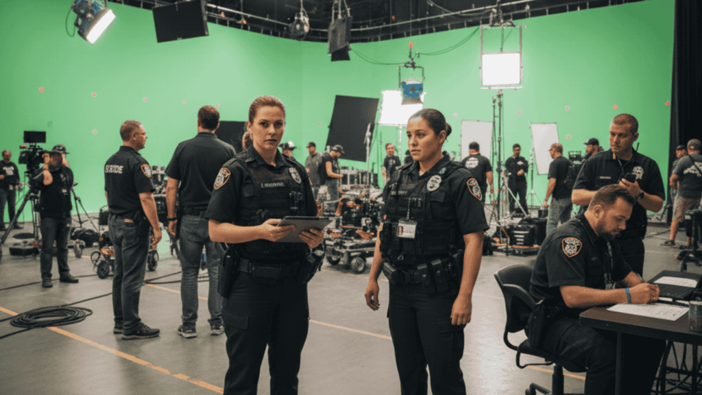 촬영현장보안 현장보안관리 촬영장보안 촬영장경비 인원보안 장비보안