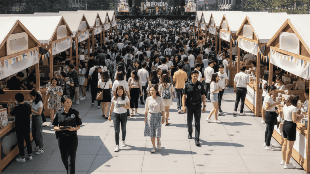 페스티벌보안 축제경비 행사경비 축제전문경호 행사경호업체