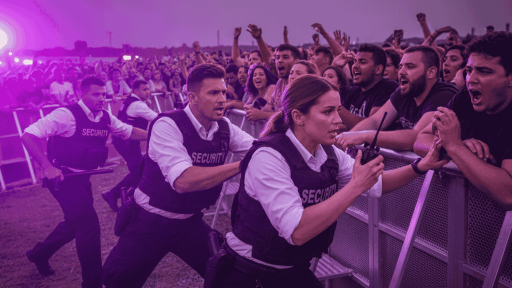 행사장경호 콘서트경호 페스티벌경호 야외행사경호 입퇴장관리 사전위험분석