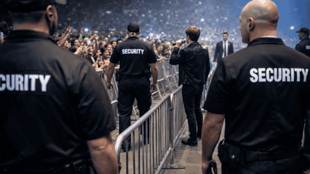 콘서트 경호보안 콘서트보안 콘서트경호 팬미팅보안 팬미팅경호