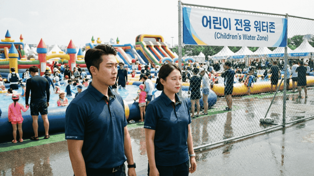 워터페스티벌 행사경비 행사경비운영 행사경비전문 어린이행사경비 행사경비전문업체 워터밤행사경비 EDM행사경비