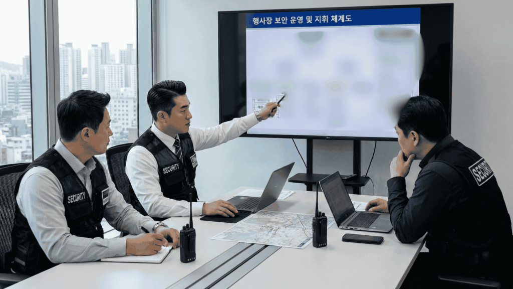 행사경비 지휘 구조 행사경비운영 행사경비운영업체 행사경비체계 행사경비운영체계 행사경비구조 기업행사경비 기업행사경비운영